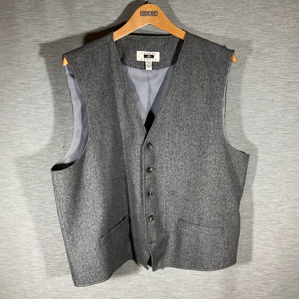Joseph Abboud Medium Gray Vest, NWOT, size XXXL